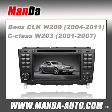 Touch Screen Car dvd gps for Mercedes-Benz CLK W209 (2004-2011) C-class W203(2001-2007) CLK 220 (2006) 2 Din Car Radio Sat Nav